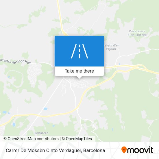 Carrer De Mossèn Cinto Verdaguer map