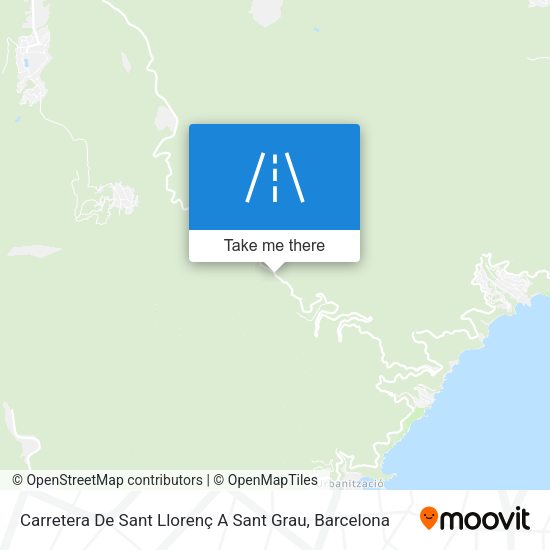 Carretera De Sant Llorenç A Sant Grau map