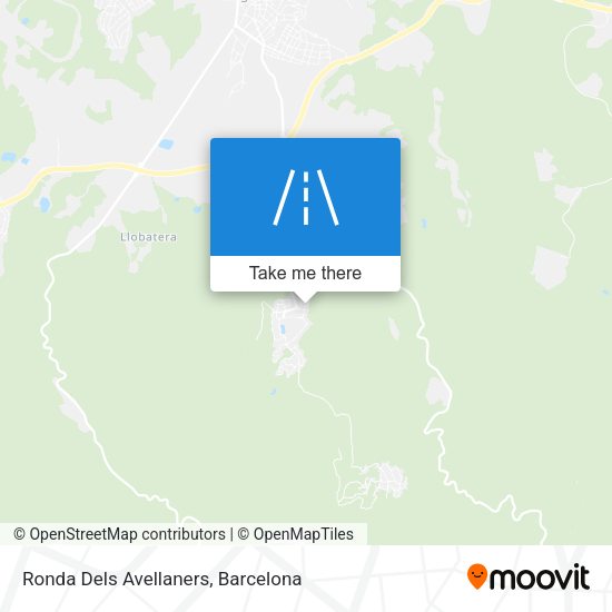 Ronda Dels Avellaners map