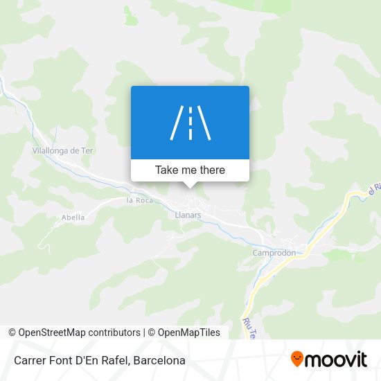 Carrer Font D'En Rafel map