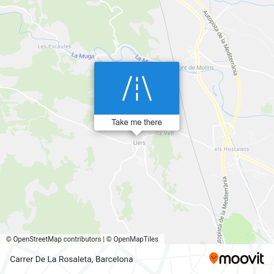 Carrer De La Rosaleta map