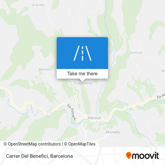 Carrer Del Benefici map