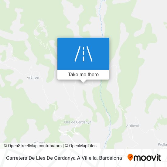Carretera De Lles De Cerdanya A Viliella map