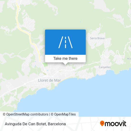 Avinguda De Can Botet map