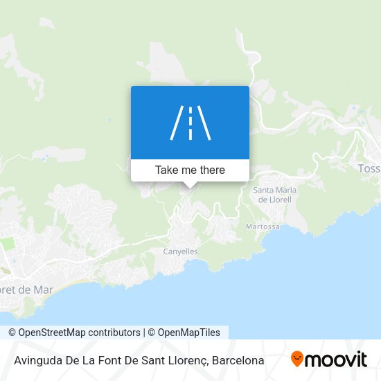 Avinguda De La Font De Sant Llorenç map