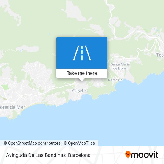 Avinguda De Las Bandinas map