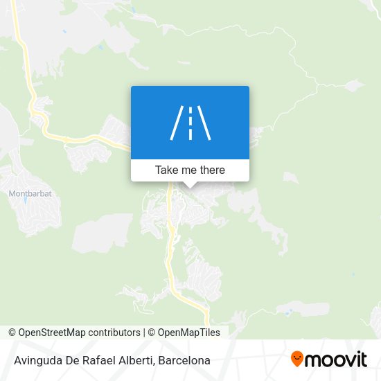 Avinguda De Rafael Alberti map