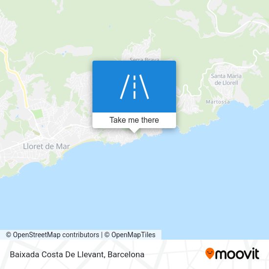Baixada Costa De Llevant map