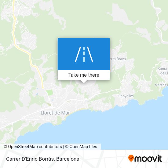 Carrer D'Enric Borràs map