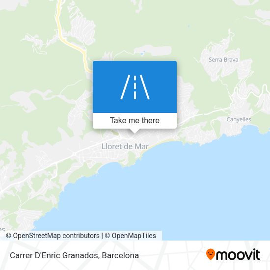 Carrer D'Enric Granados map