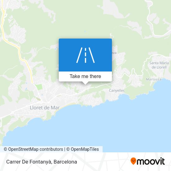 Carrer De Fontanyà map