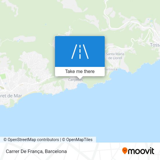 Carrer De França map