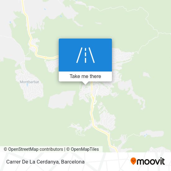 Carrer De La Cerdanya map