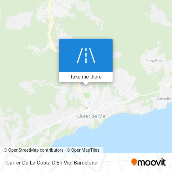 Carrer De La Costa D'En Vió map