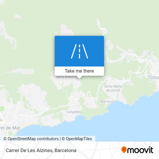 Carrer De Les Alzines map