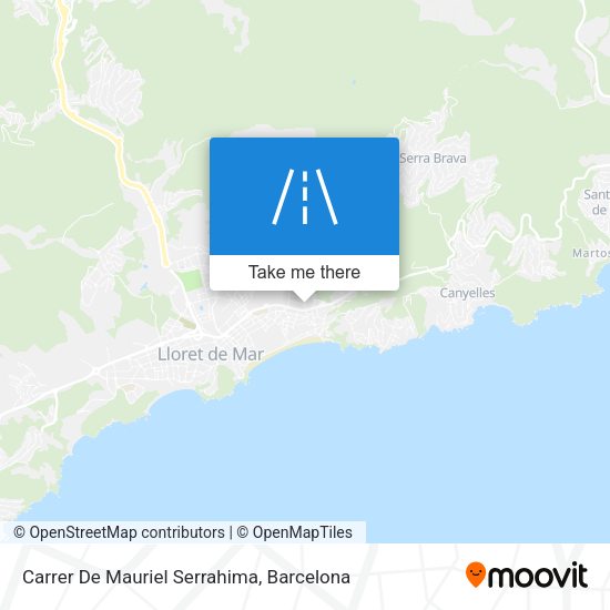 Carrer De Mauriel Serrahima map