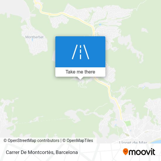 Carrer De Montcortès map
