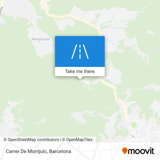 Carrer De Montjuïc map