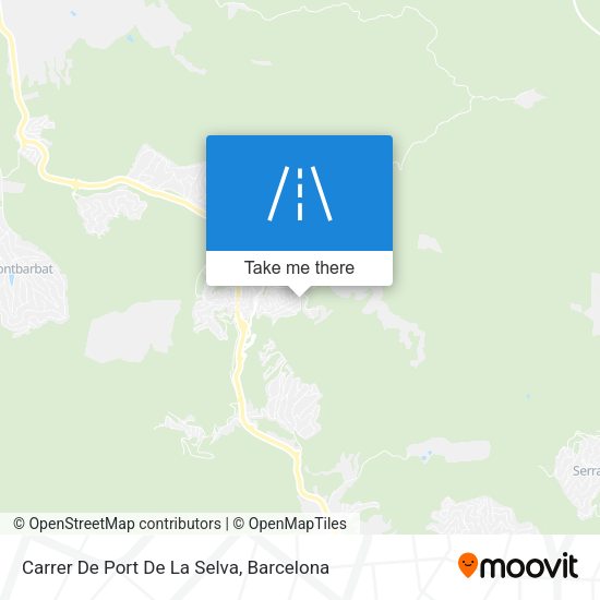 Carrer De Port De La Selva map