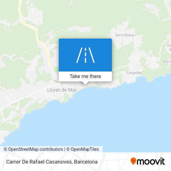 Carrer De Rafael Casanoves map