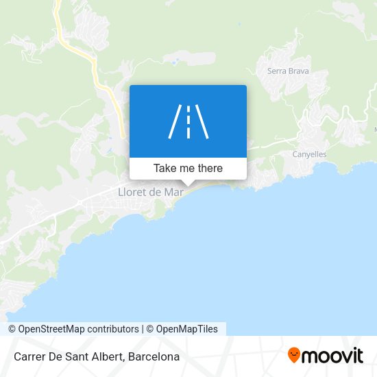 Carrer De Sant Albert map