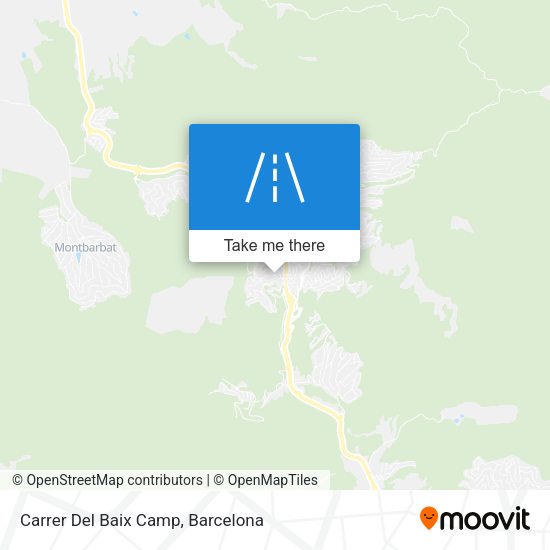 Carrer Del Baix Camp map
