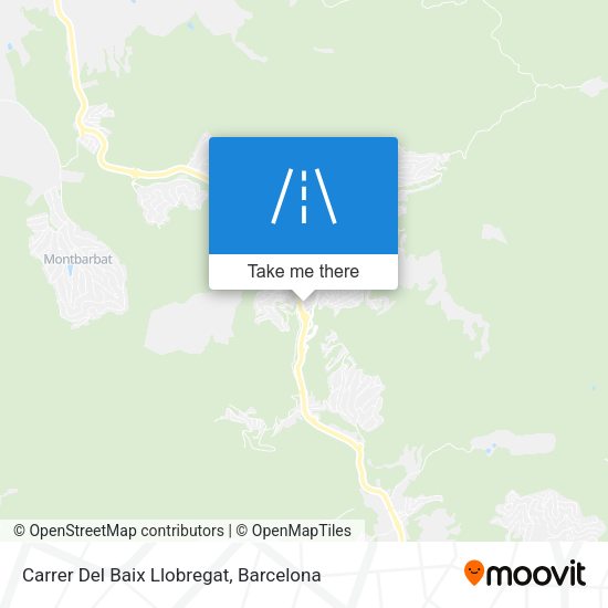 Carrer Del Baix Llobregat map