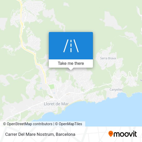 Carrer Del Mare Nostrum map