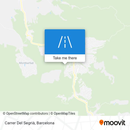 Carrer Del Segrià map