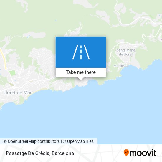 Passatge De Grècia map