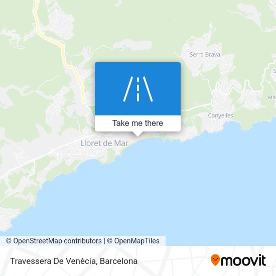 Travessera De Venècia map