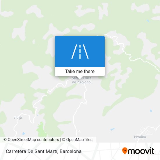 Carretera De Sant Martí map