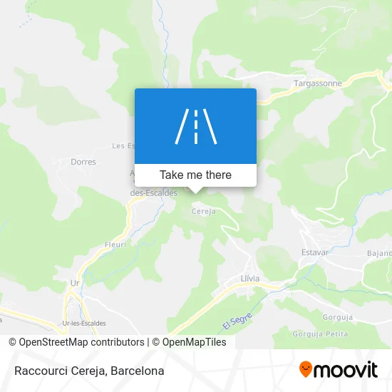 Raccourci Cereja map