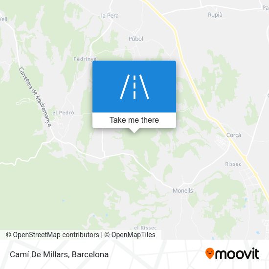 Camí De Millars map