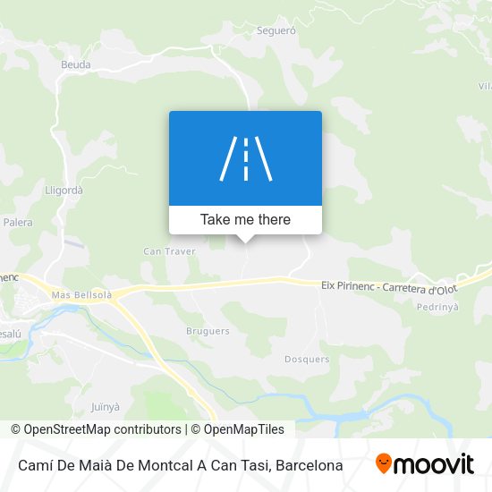 Camí De Maià De Montcal A Can Tasi map