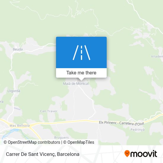 Carrer De Sant Vicenç map