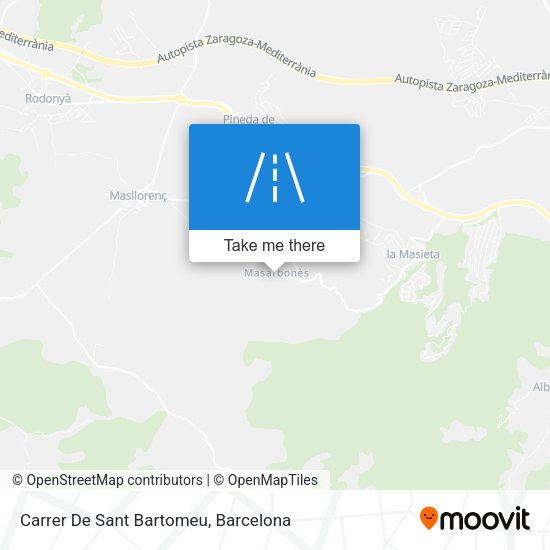 Carrer De Sant Bartomeu map