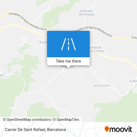 Carrer De Sant Rafael map