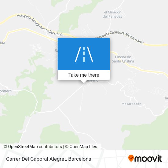 Carrer Del Caporal Alegret map