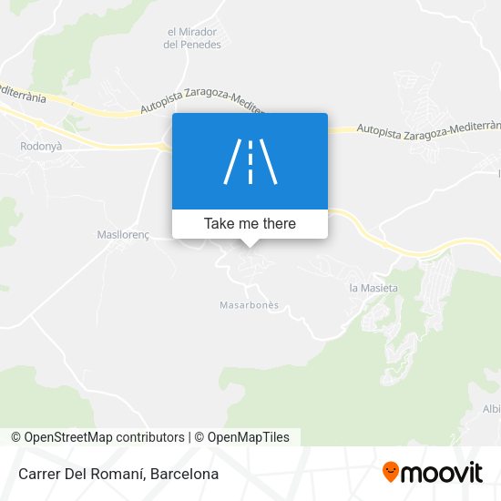 Carrer Del Romaní map
