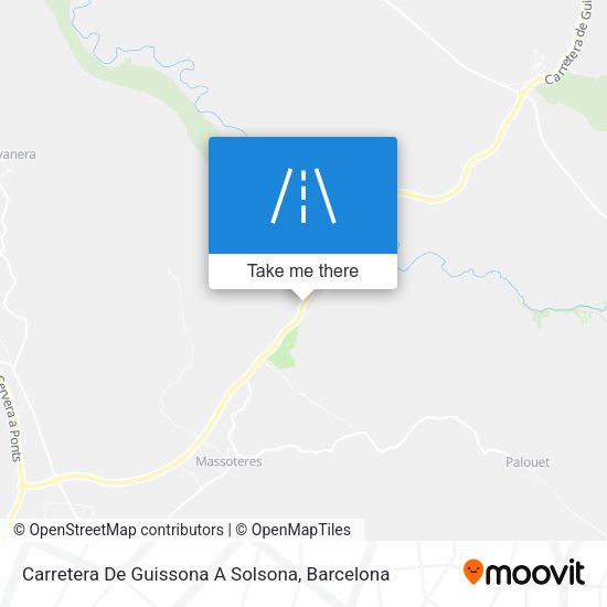 Carretera De Guissona A Solsona map