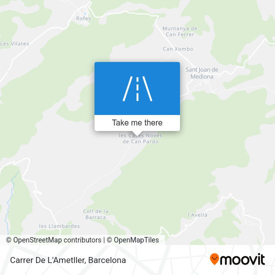Carrer De L'Ametller map