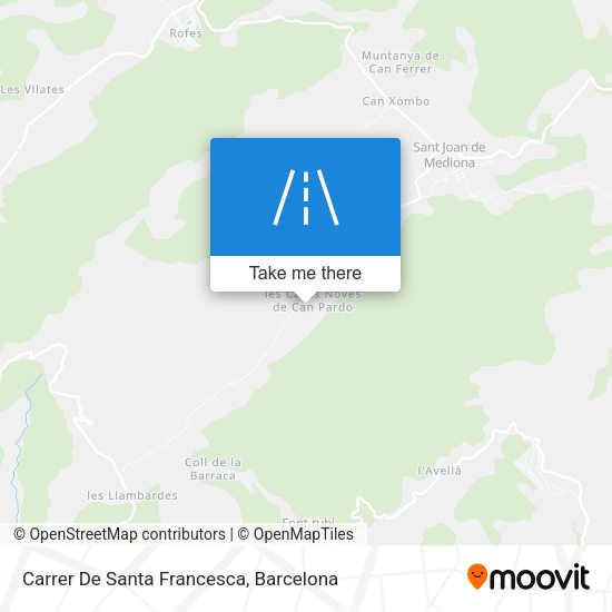Carrer De Santa Francesca map