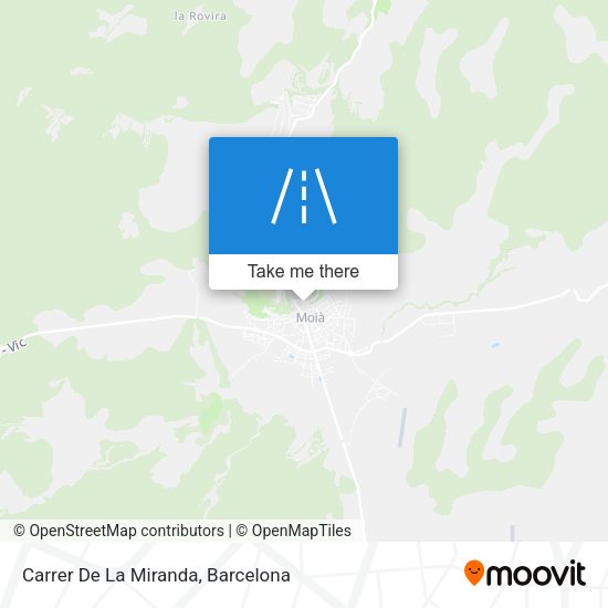 Carrer De La Miranda map