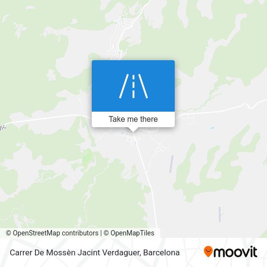 Carrer De Mossèn Jacint Verdaguer map