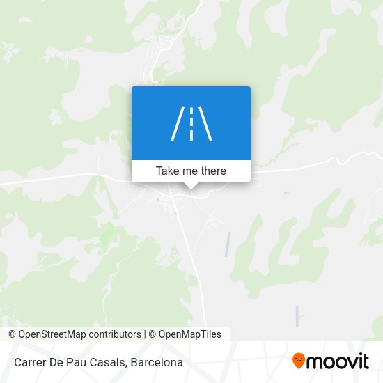 Carrer De Pau Casals map