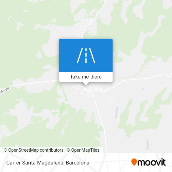 Carrer Santa Magdalena map