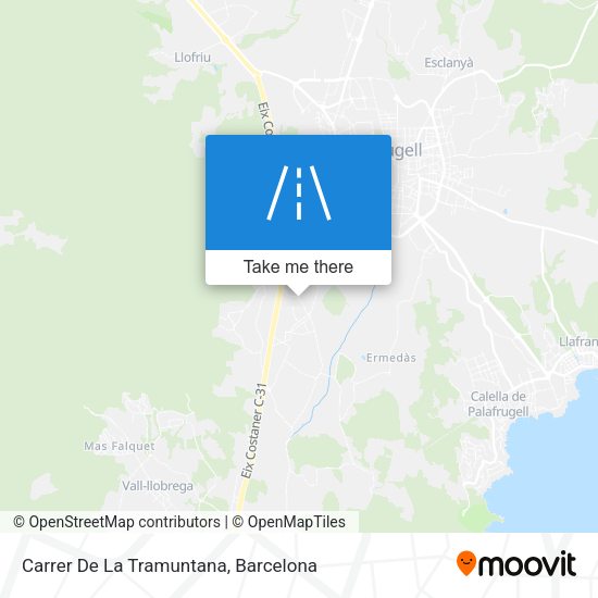 Carrer De La Tramuntana map