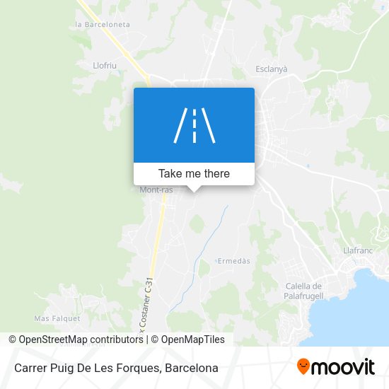 Carrer Puig De Les Forques map