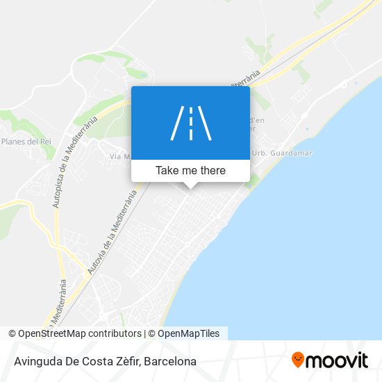 Avinguda De Costa Zèfir map